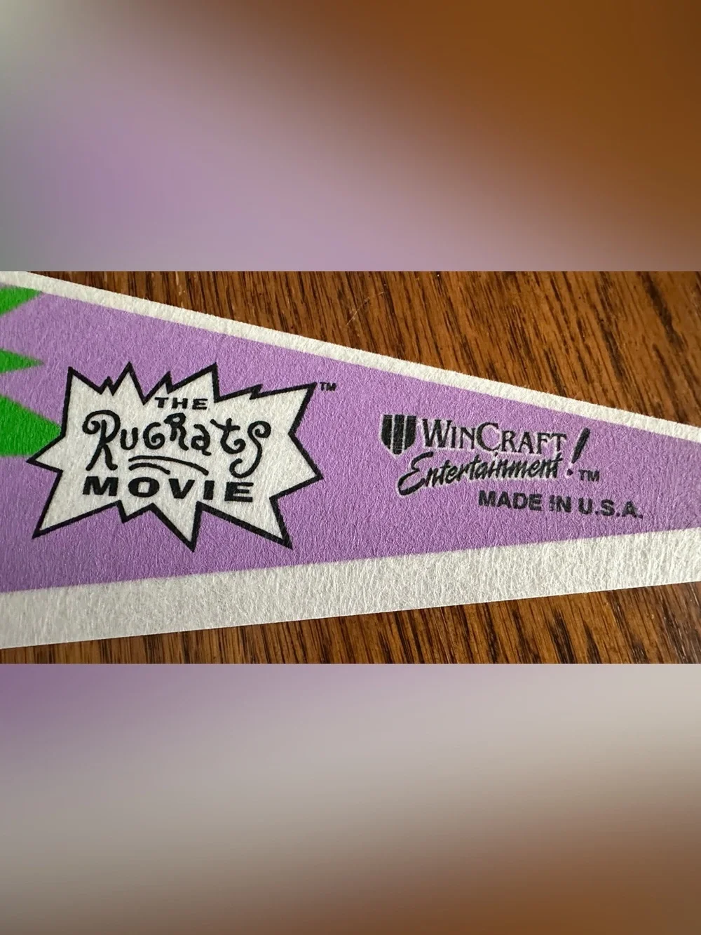 Vtg 1998 Rugrats Movie Chuckie Pennant – New Old Stock (NOS) Pristine Condition